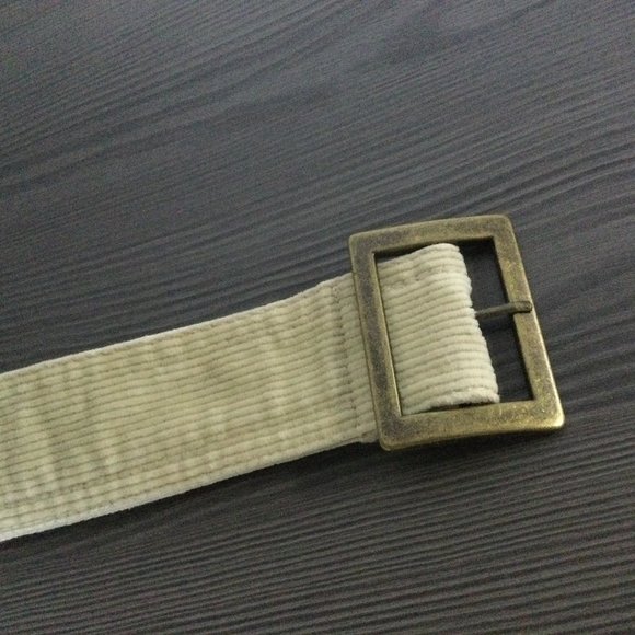 Beige Corduroy Belt - Picture 3 of 4